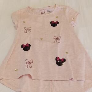 Jumping Bean Disney Girl's Size 6X Pink Minnie Mouse Top. Athleisure, Casual,Fun